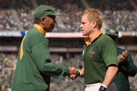 Morgan Freeman and Matt Damon Morgan Freeman and Matt Damon
