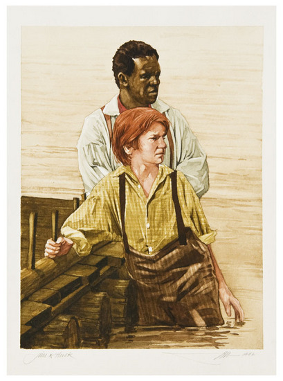 Once again a talk about race and Huckleberry Finn deepened my respect for 