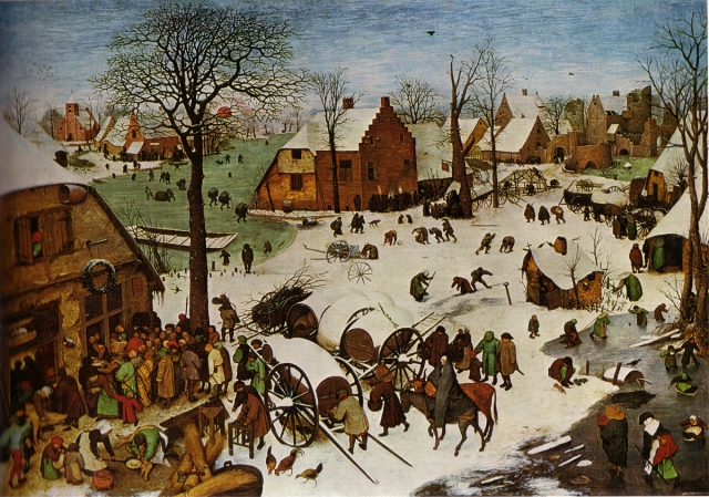 Bruegel, "The Census"
