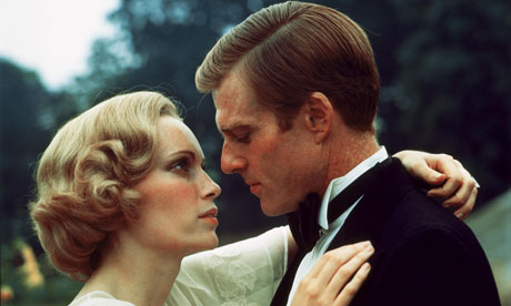 Farrow, Redford in "The Great Gatsby"