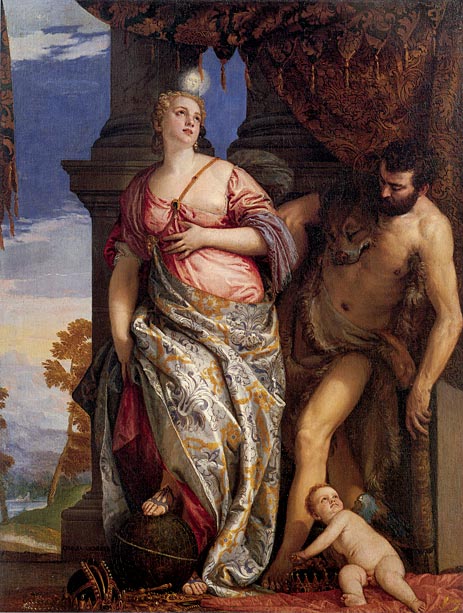 Veronese, "Allegory of Wisdom and Strength" (1580)